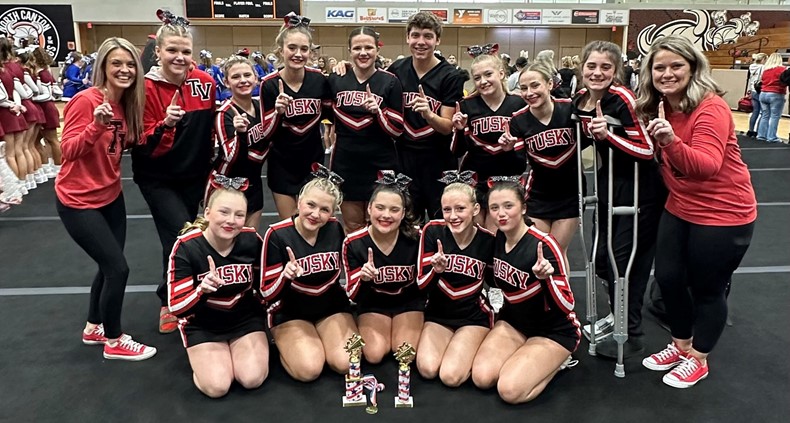 Congratulations to the TVHS cheerleaders as they were the Grand Champions at the North Canton &#34;Vikings for Veterans&#34; cheer competition held on November 11th.