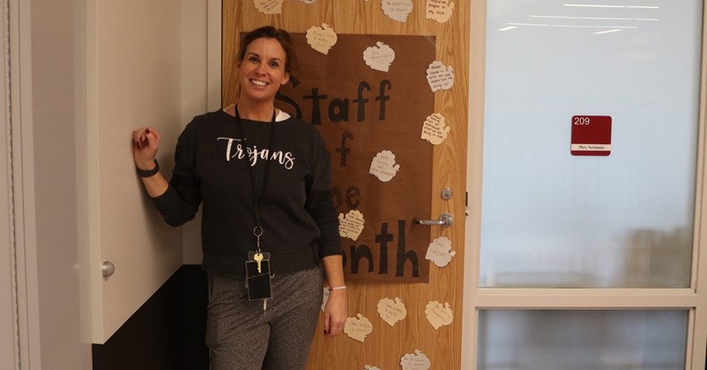 Congratulations to Mrs. Settimio on being selected by the TVMHS students as the Teacher of the Month.