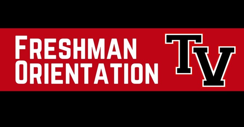 Freshman Orientation for current eighth graders and parents or guardians will be held in the TVMHS cafeteria on Tuesday, December 5 at 6:00. Please plan to attend.