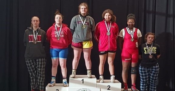 Congratulations to Riley Alborn as she was a 2X state champion at this weekend&#39;s OAC Girls&#39; Junior High State Wrestling Championships.