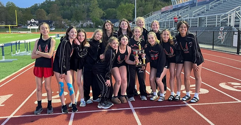 Congratulations to our TVMS girls&#39; track team as they won the IVC championship last night.