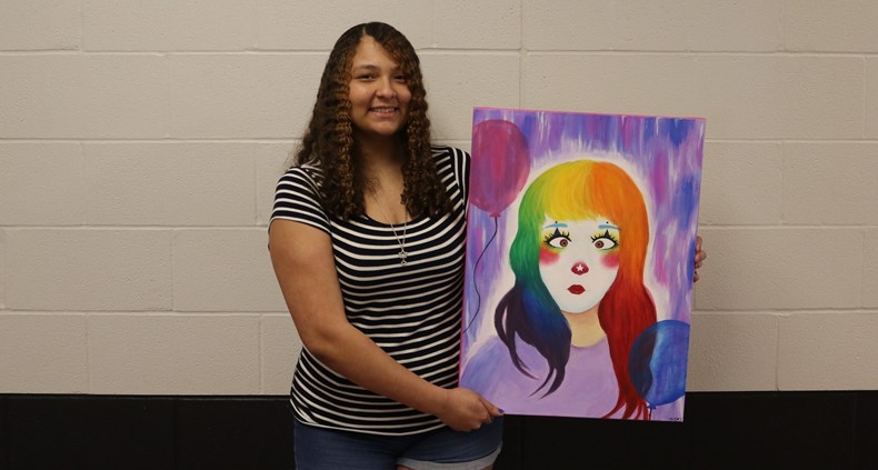 Fine Arts Student of the Month - Jala Barnett