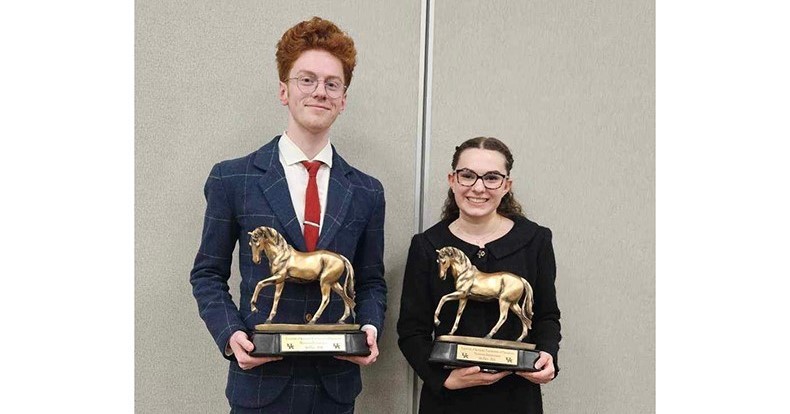 Congratulations to Senior Danny Armstrong and Junior Kylie Daum who both were national finalist at the Tournament of Champions in Kentucky this past weekend! Danny placed 4th and Kylie placed 6th in humor!