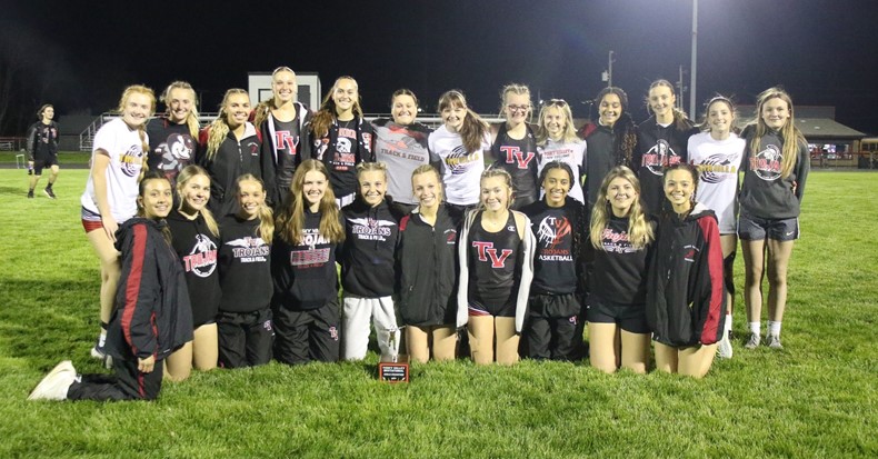 Congratulations to the girls&#39; track & field as they won the Thrilla in Zoarvilla on Friday night!
