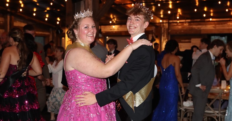 Congratulations to our 2025 Prom Queen Brynn Goedel and King Aaron Murphy!