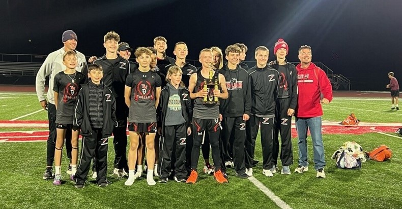 Congratulations to our TVMS boys&#39; track team on winning the IVC title on Friday night.